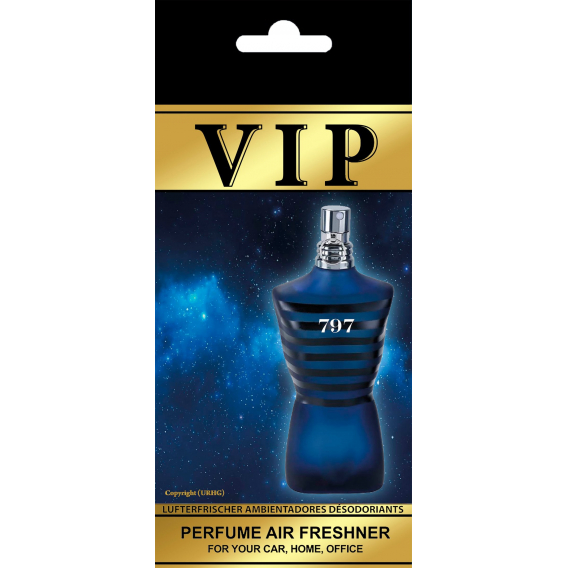 Obrázek pro VIP Air Parfémový osvěžovač vzduchu Jean Paul Gaultier Ultra Male Intense